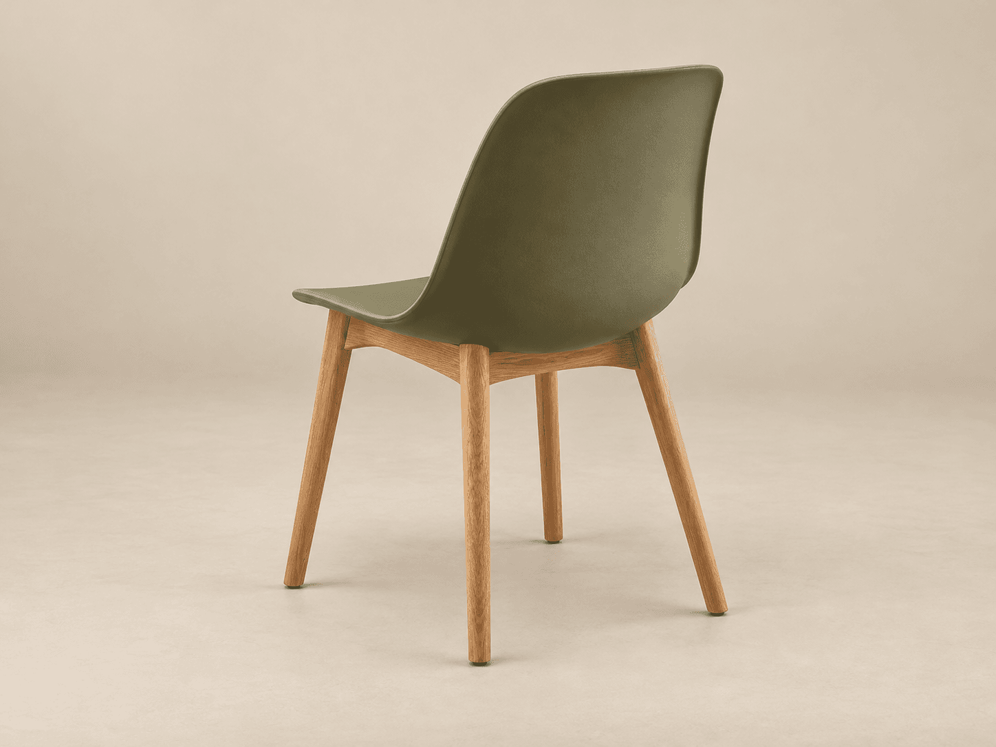Single chair rear-angle concept for a frame sequence