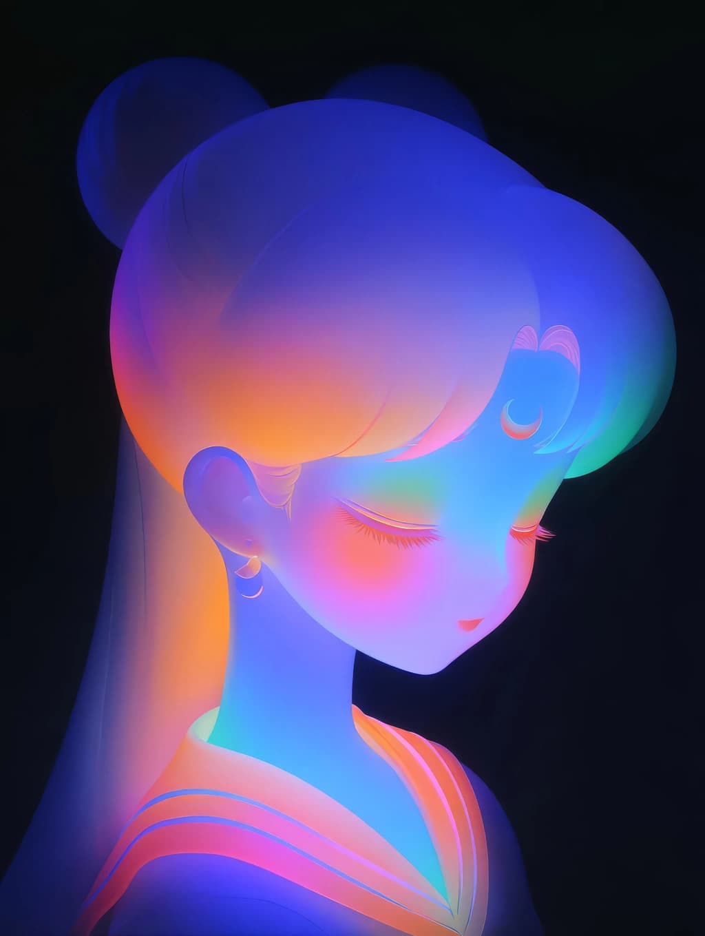 Illustrative example of a character still being prepared for AI animation inside an Astorie Image node