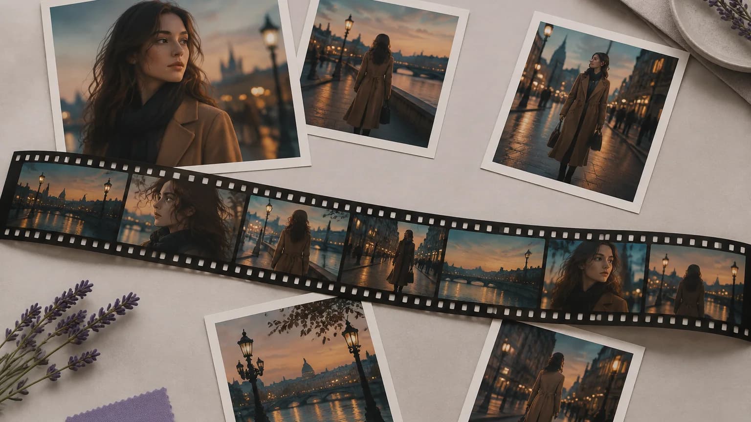 Live and generated frames sharing one color grade