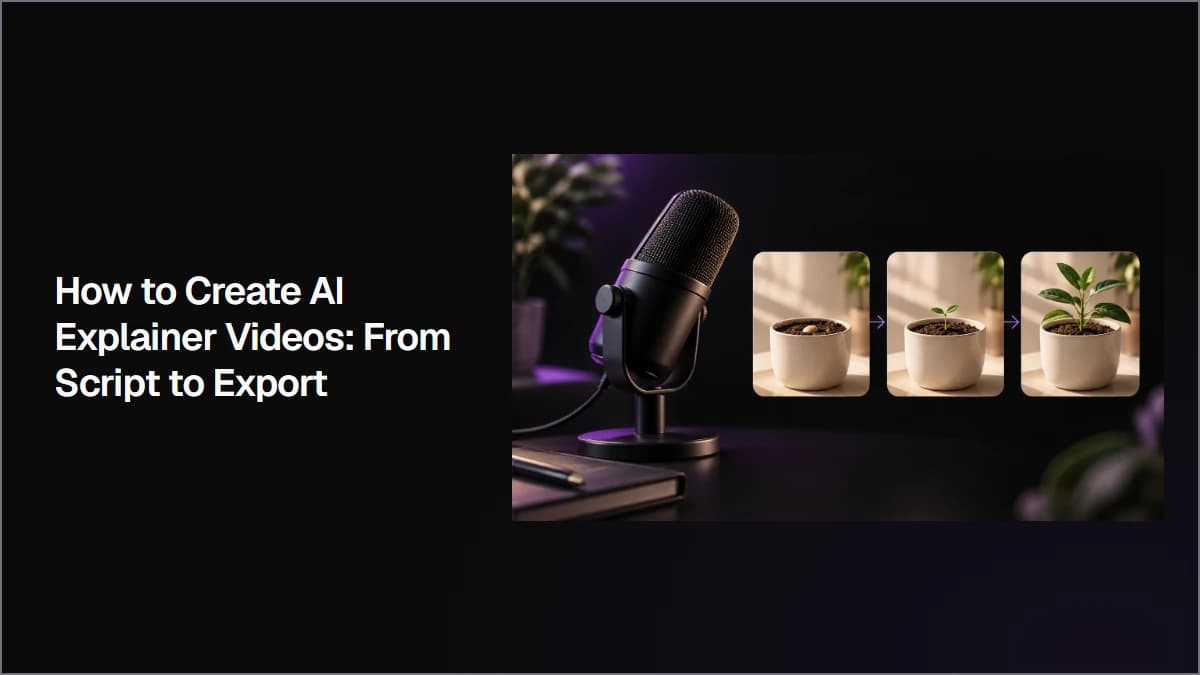 How to Create AI Explainer Videos: From Script to Export