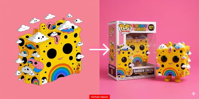 Game Asset - Cartoon to Funko Pop Transformation Prompt — output
