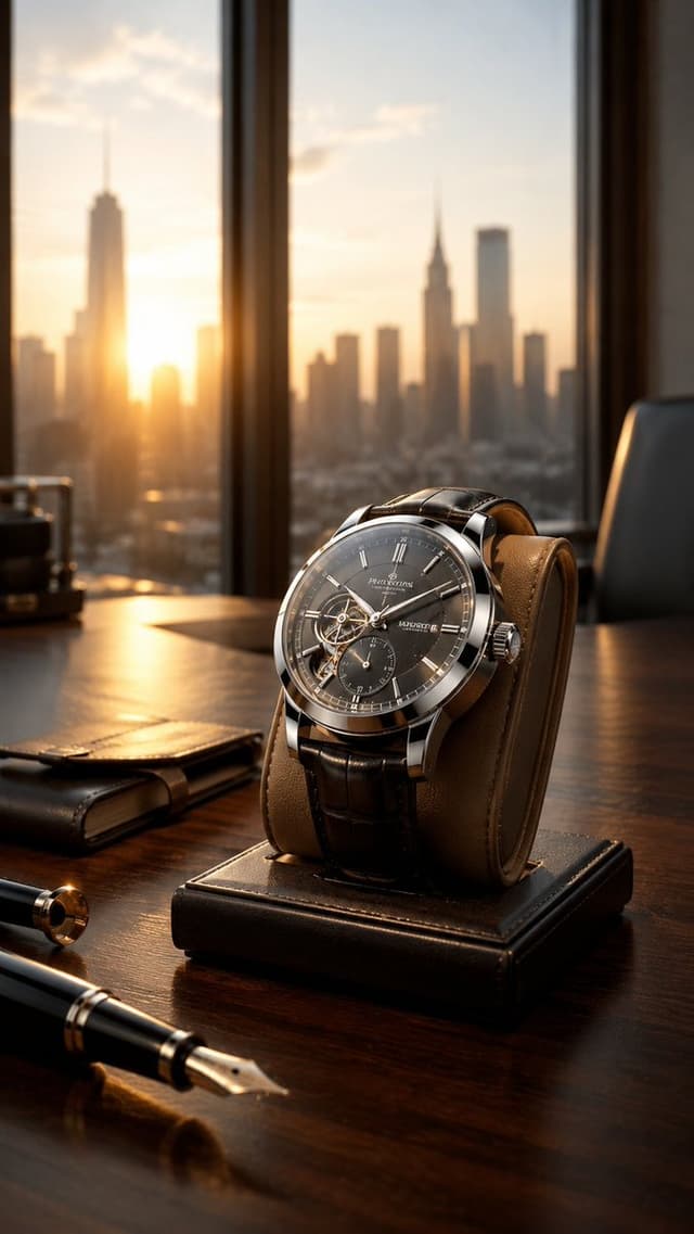 E-commerce Main Image - Luxury Wristwatch Commercial Ad — output