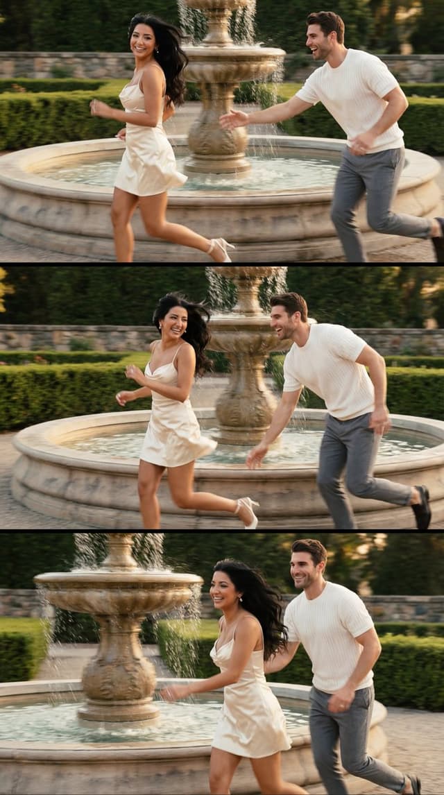 Product Marketing - Cinematic Garden Fountain Motion Sequence Prompt — output