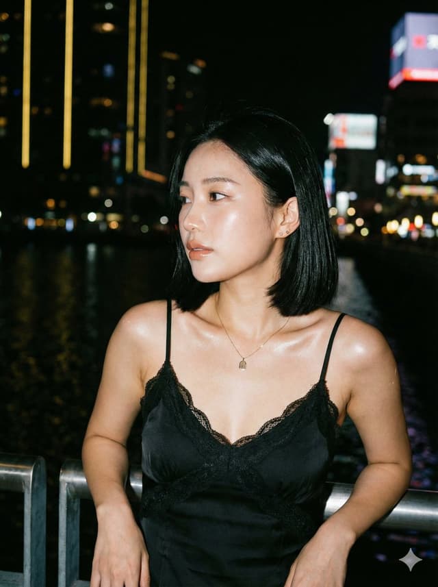 Social Media Post - Ultra Photorealistic Nighttime Portrait with Flash — output