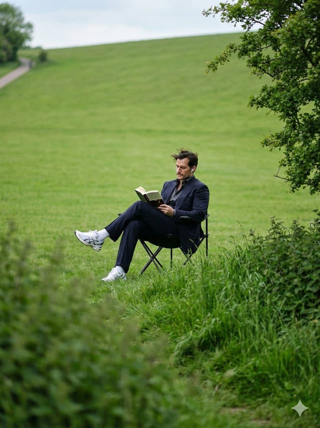 Peaceful Solitude Portrait in Nature Prompt — output