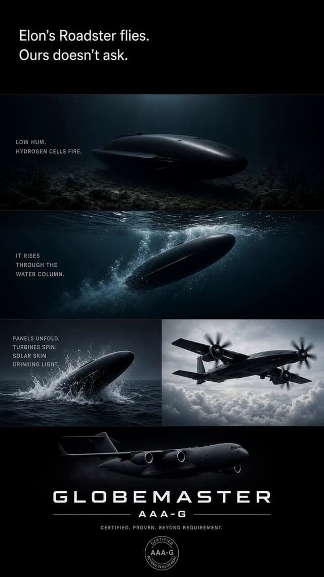 Underwater Roadster Text Scene