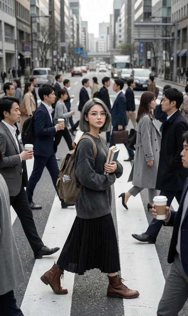 Social Media Post - Cinematic Street Photography Shot with Motion Blur — output