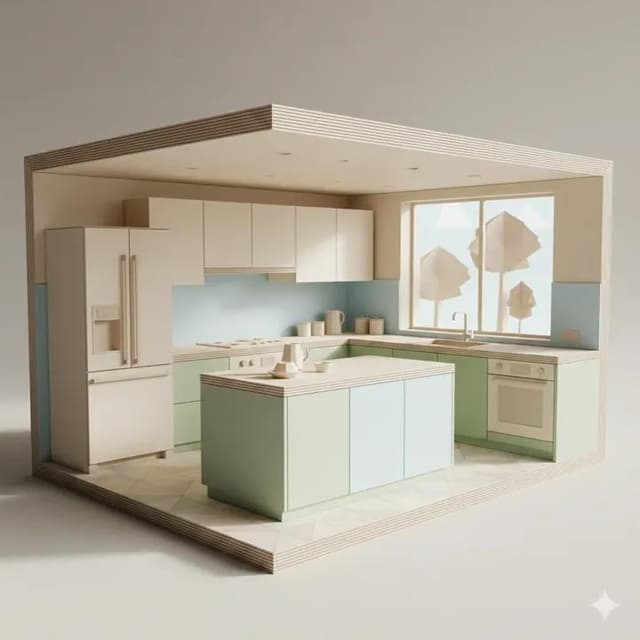 Origami Kitchen Cutaway — output