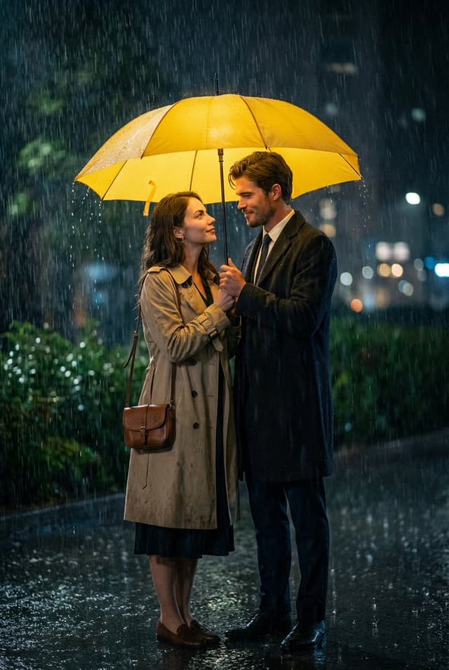 Cinematic HIMYM Yellow Umbrella Matchshot Prompt — output