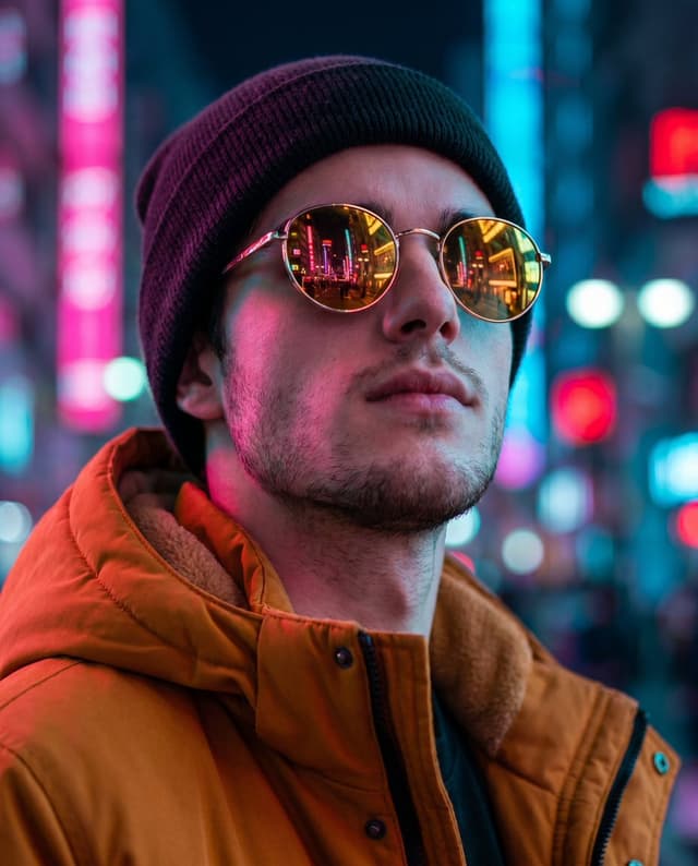 Profile / Avatar - Cyberpunk Identity Preservation Portrait — output