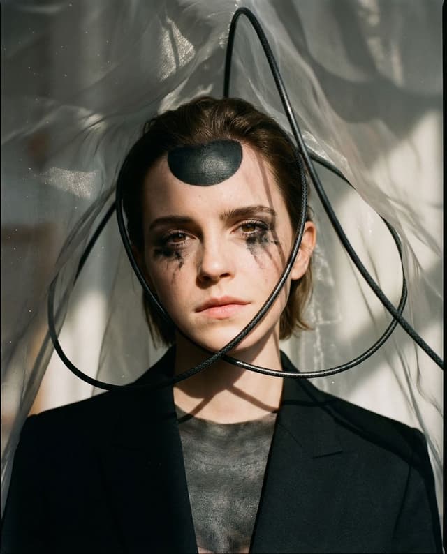 Social Media Post - Emma Watson Avant-Garde Portrait