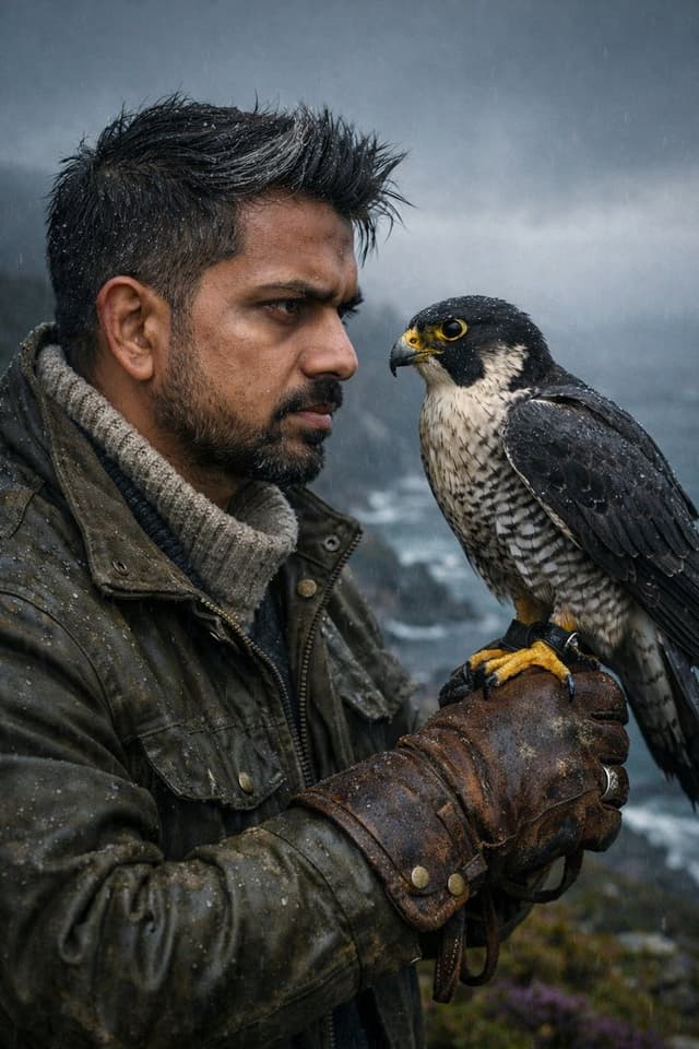 Detailed Falconry Portrait Prompt for GPT Image 1.5 — output