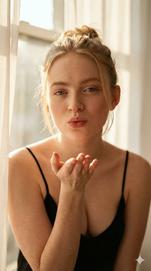 Sadie Sink Ethereal Morning Mood Image Prompt — output