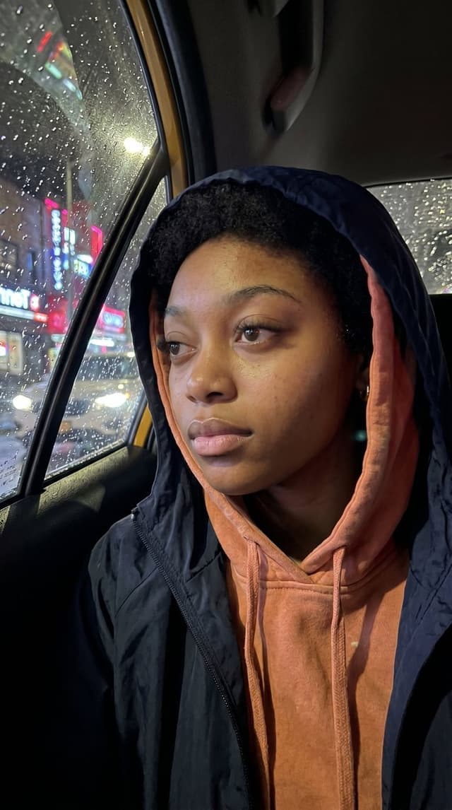 Profile / Avatar - Realistic iPhone Photo Rainy Taxi Night — output