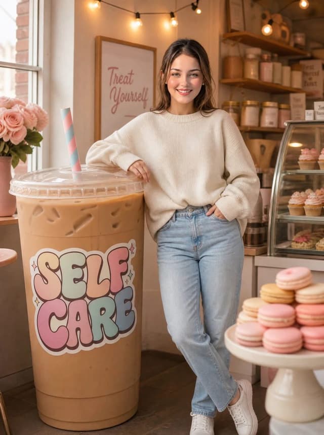 Product Marketing - Cozy Bakery Giant Coffee Scene — output