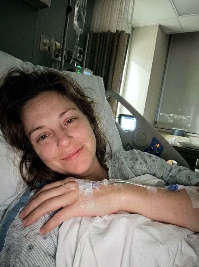 Intimate Hospital Bed Selfie Prompt — output