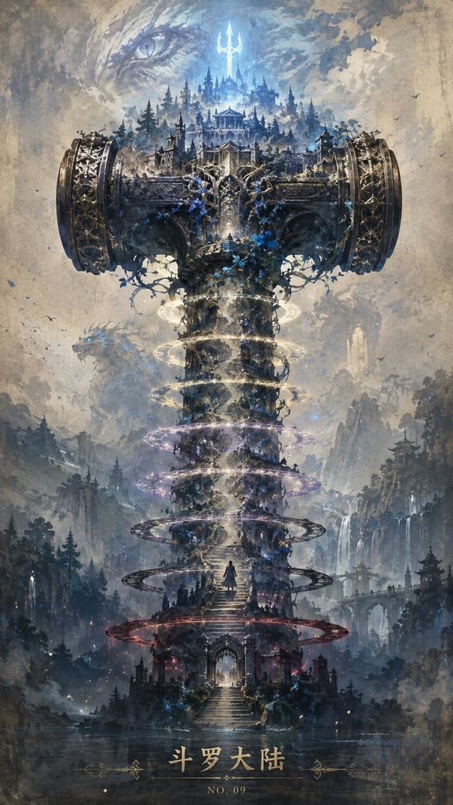 Comic / Storyboard - Epic Douluo Fantasy Tower Poster — output