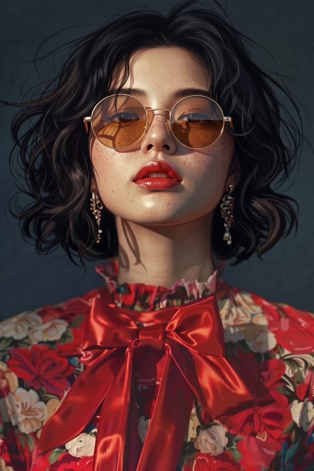 Product Marketing - Vintage Glamour Fashion Portrait — output