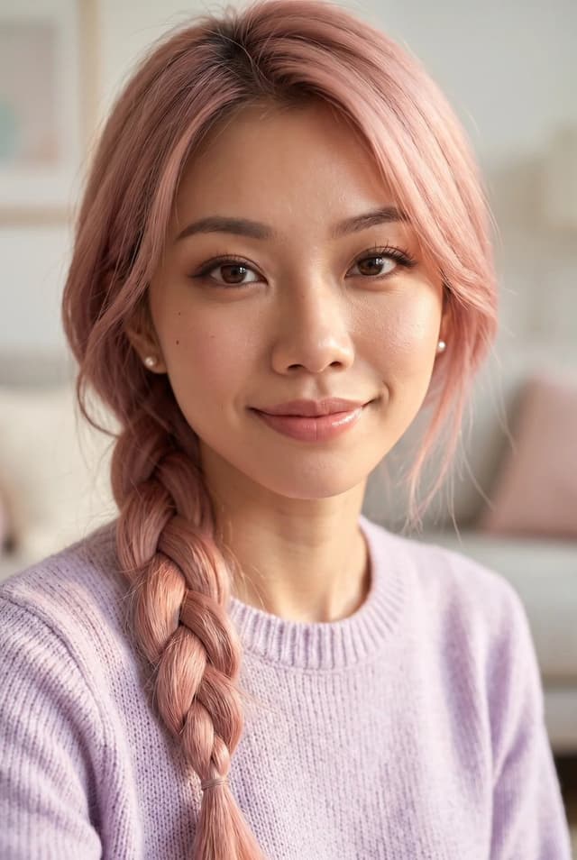 Profile / Avatar - Purple Sweater Portrait Comparison