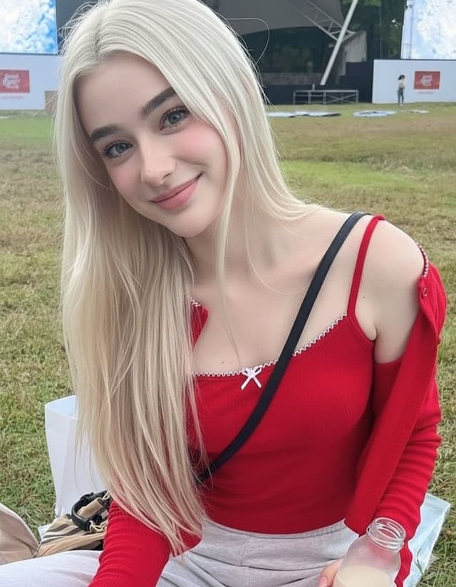 Soft Girl Era Summer Park Portrait — output