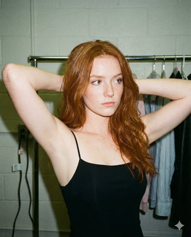 Product Marketing - Candid Backstage Flash Portrait — output