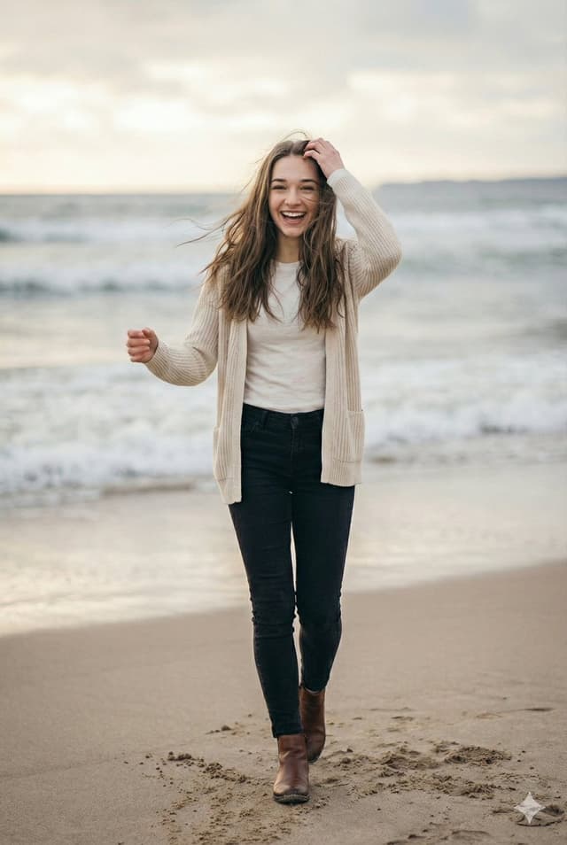 Cinematic Winter Beach Photoshoot — output