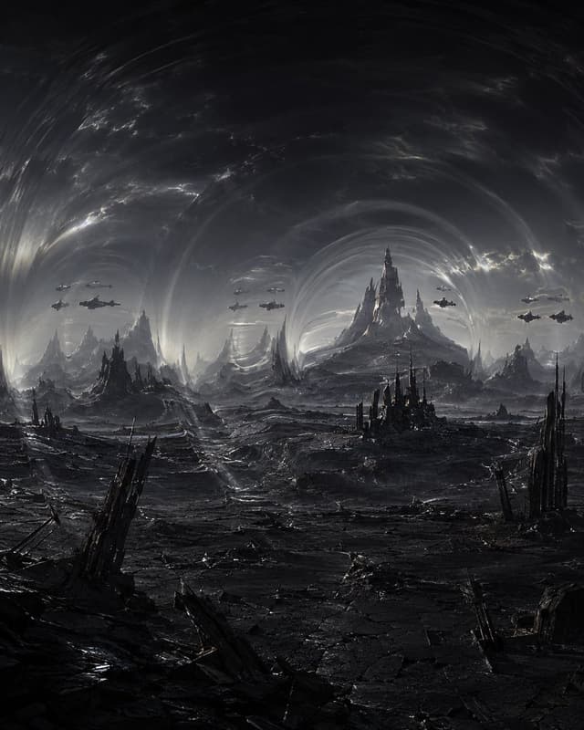 Game Asset - Dark Alien Vibration Wasteland — output