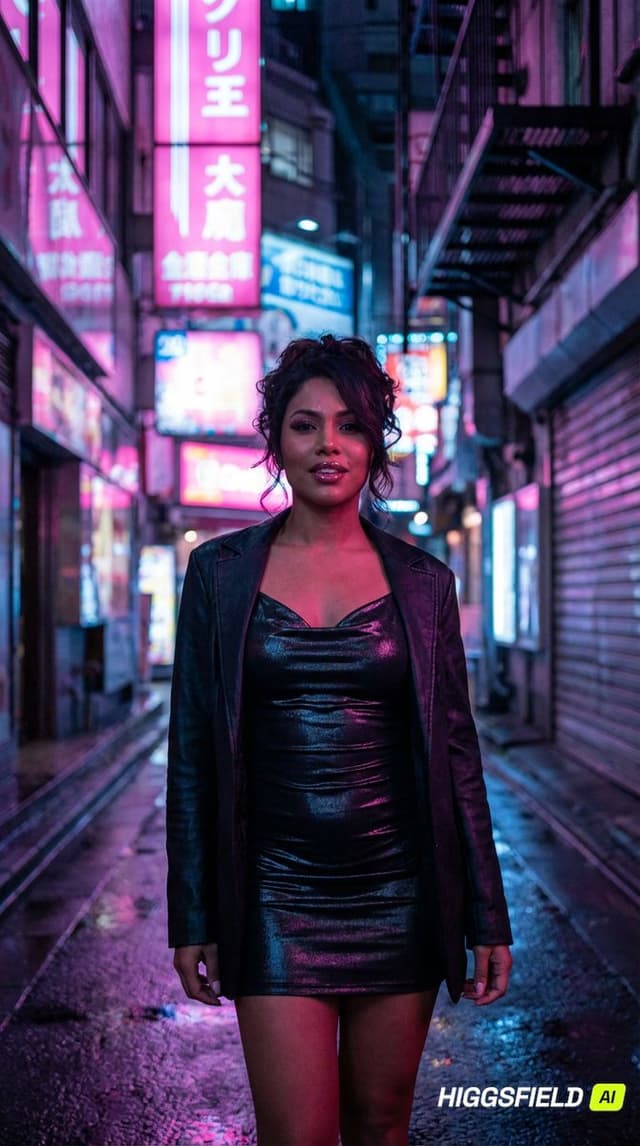 Product Marketing - Cyberpunk Neon City Street Photography Prompt — output