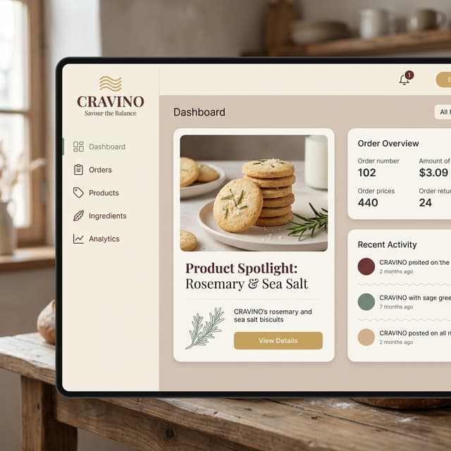 Infographic / Edu Visual - Atmospheric Product Interface Visual Prompt for SaaS UI — output