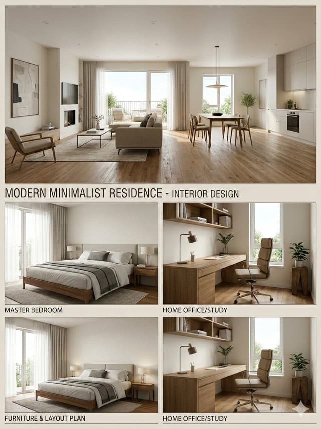 Modern Minimalist Interior Design Presentation Board — output