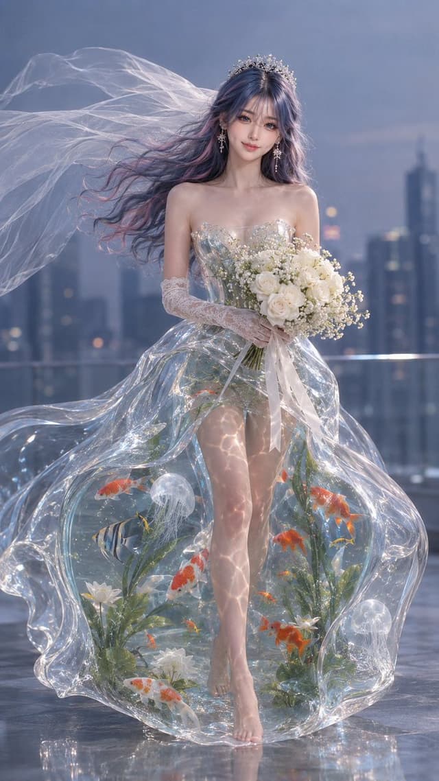 Profile / Avatar - Aquarium Wedding Gown Bride — output