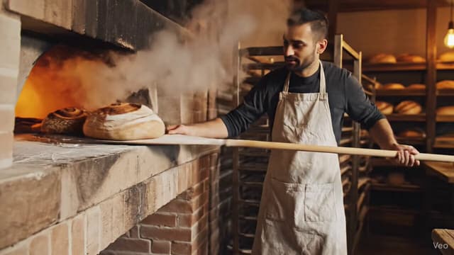 Artisan bakery video ad — output