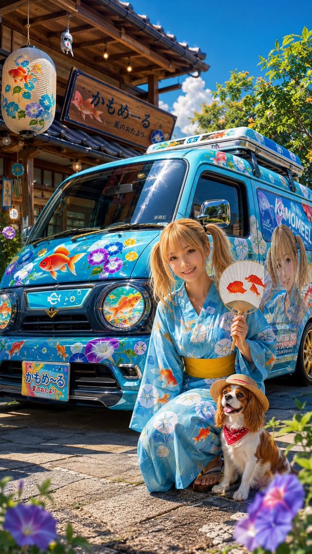 Game Asset - Itasha Wagon Car Design — output