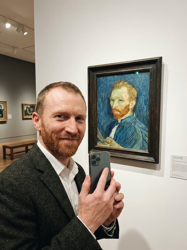 Van Gogh Museum Selfie Prompt — output
