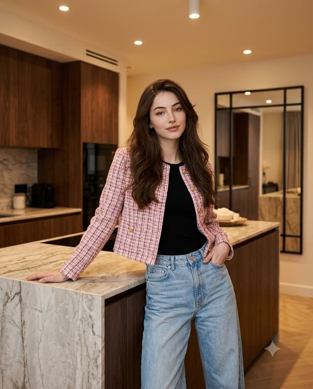 Product Marketing - Kitchen Island Fashion Portrait Prompt — output