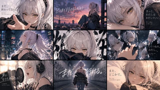 Comic / Storyboard - Nine-Panel Anime Storyboard Collage — output