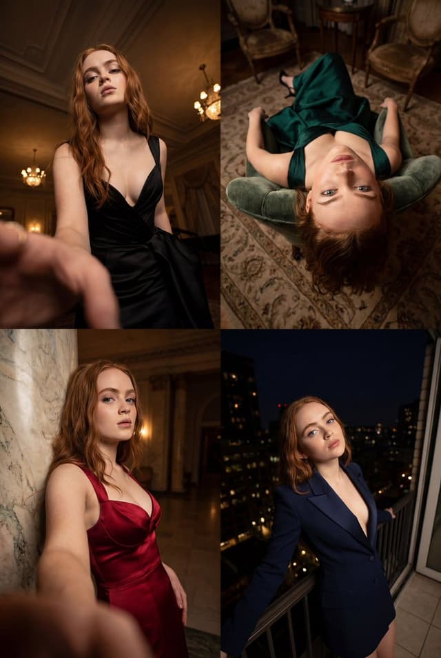 Dynamic Wide-Angle High Fashion Editorial Set — output