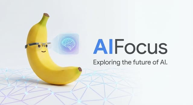 AIFocus Twitter banner with Google branding — output