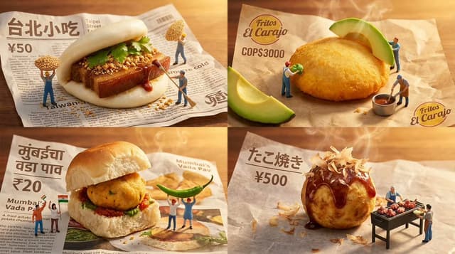 Product Marketing - Miniature Street Food Diorama — output