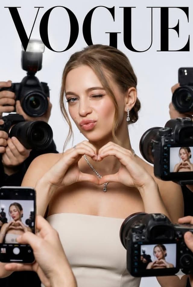 Vogue Cover Paparazzi Portrait — output