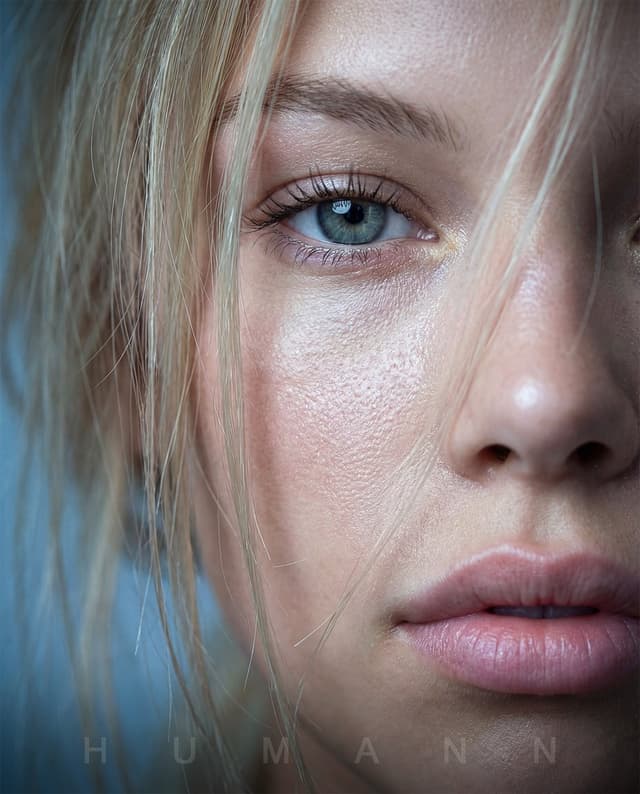 Extreme Macro Portrait with Hyper-realistic Skin Texture — output