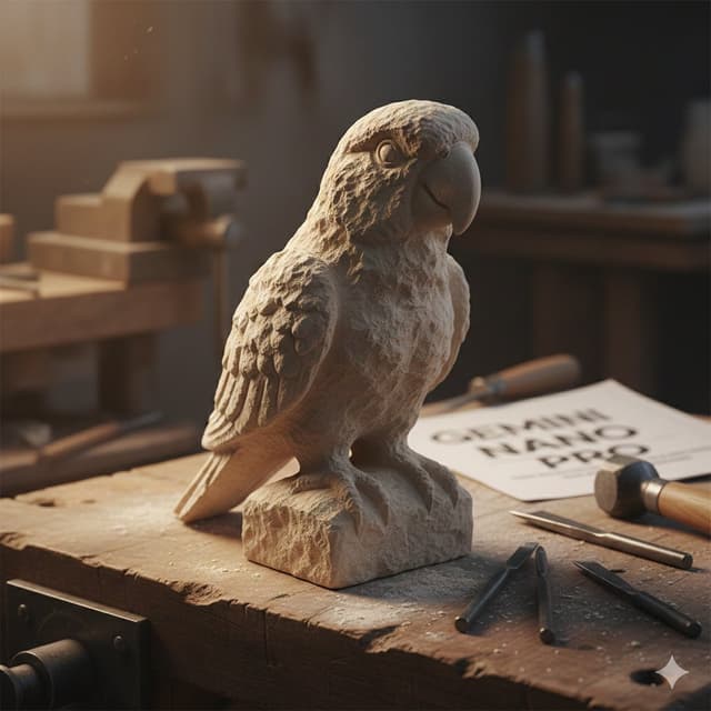 Game Asset - Stone-Carved Statue Portrait Prompt — output