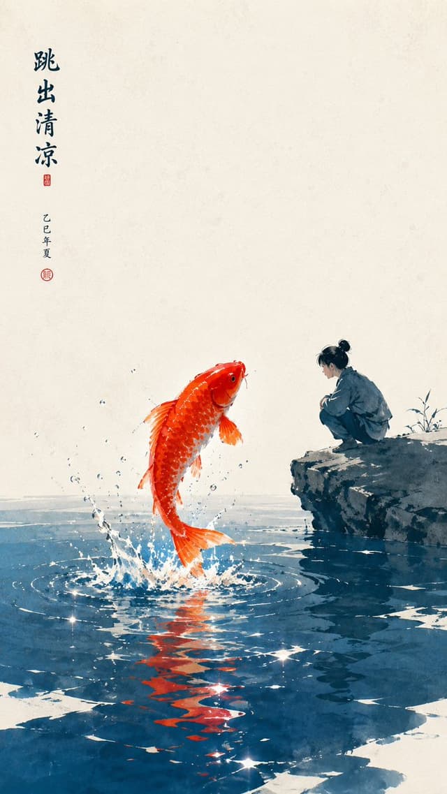 Social Media Post - Oriental Zen Minimalist Wallpaper — output
