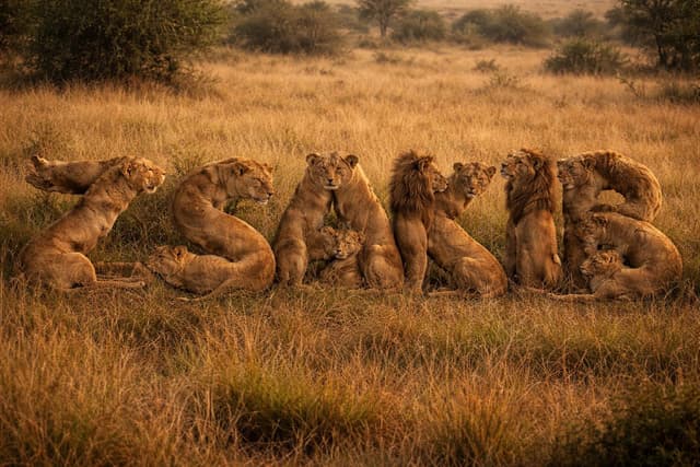 Hidden Word Image Prompt: 'zsakib' in a Pride of Lions — output