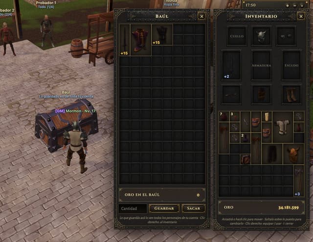 Game Asset - Medieval MMORPG Inventory UI Screenshot