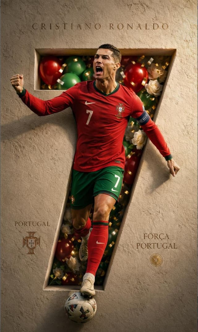 3D Footballer Wall Sculpture Poster — output