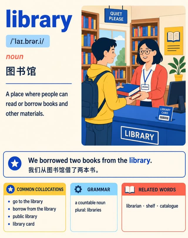 Infographic / Edu Visual - English Vocabulary Study Card Template — output
