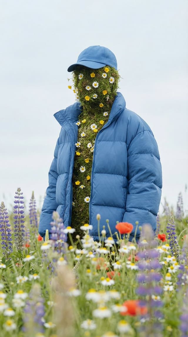 Surreal Nature Fashion Fusion Portrait — output
