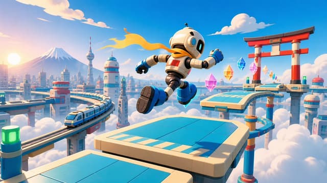 Game Asset - Futuristic Sky Runner Robot — output