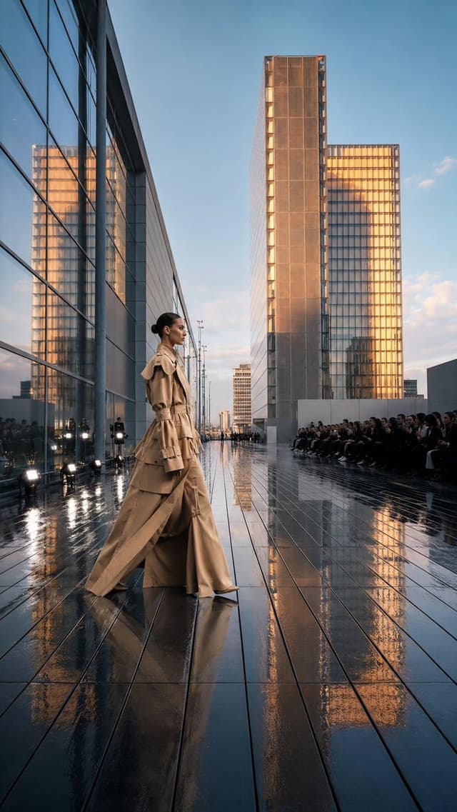 Social Media Post - Symmetrical Urban Fashion Editorial — output